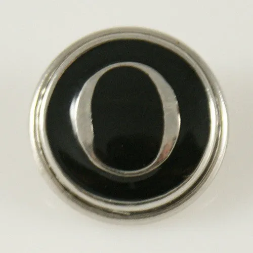 Alphabet Letters Typewriter Style Jewelry Snap