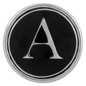Alphabet Letters Typewriter Style Jewelry Snap