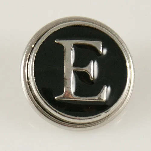 Alphabet Letters Typewriter Style Jewelry Snap