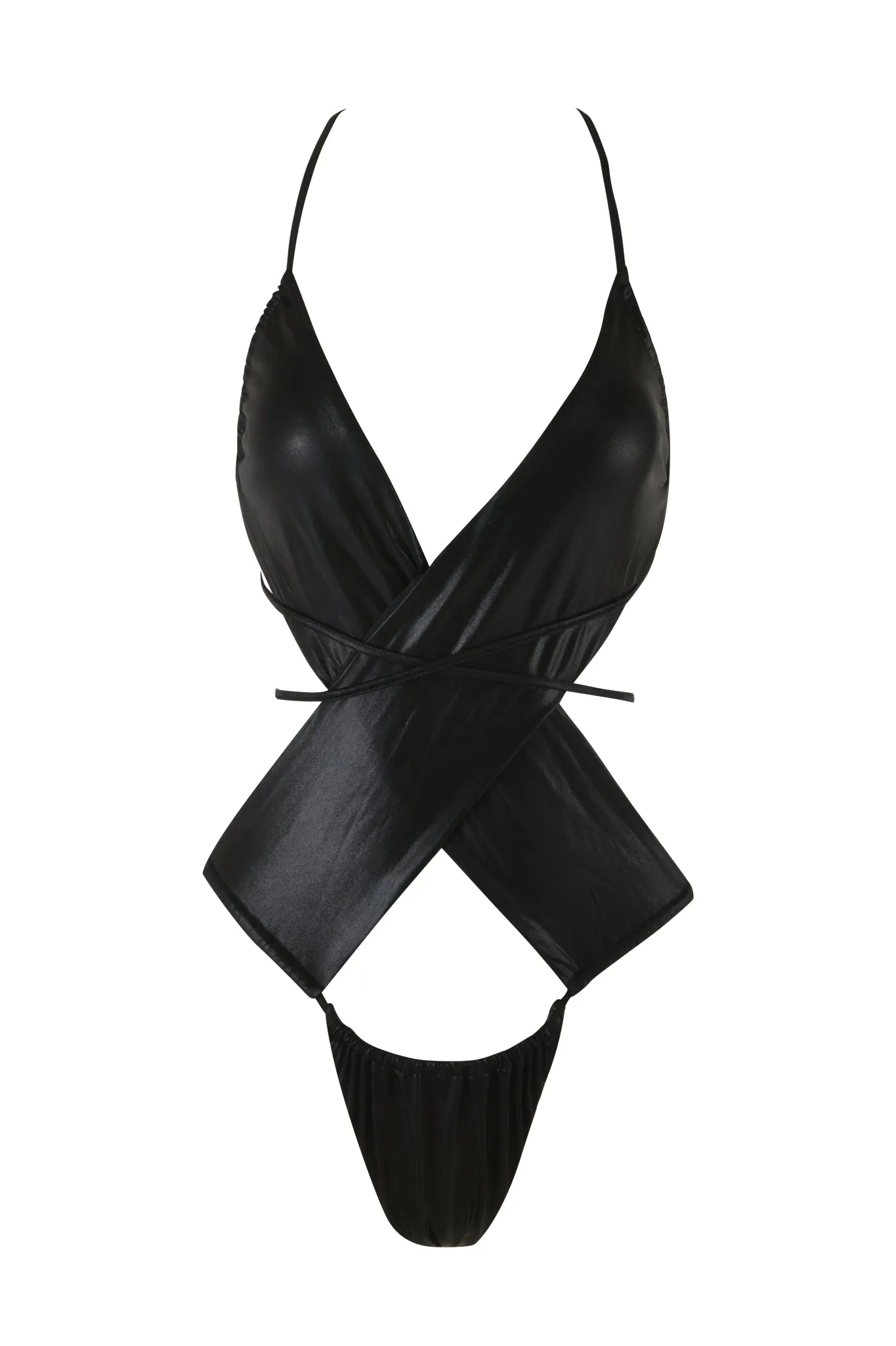 ALUNA BODYSUIT - BLACK