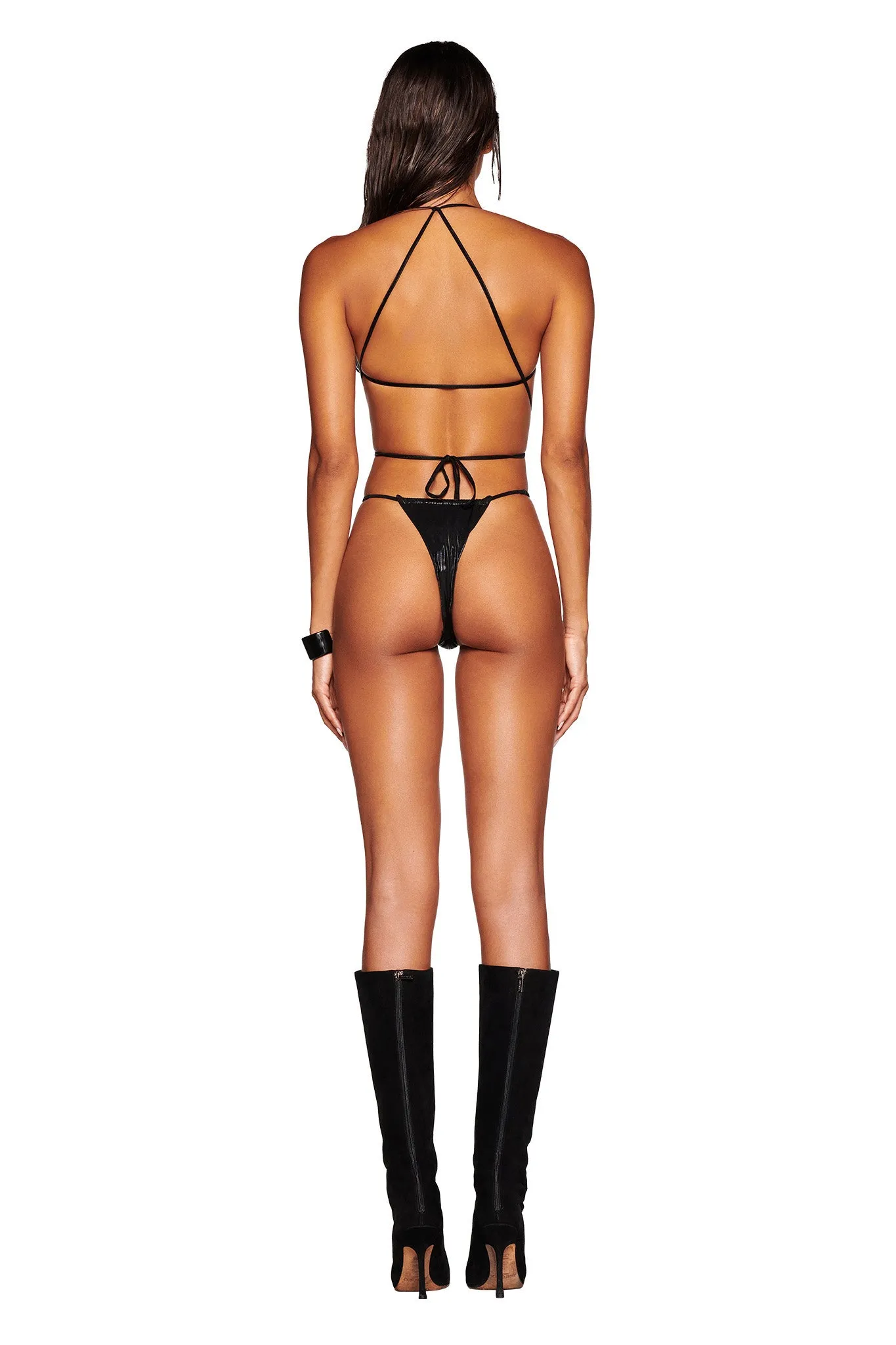 ALUNA BODYSUIT - BLACK