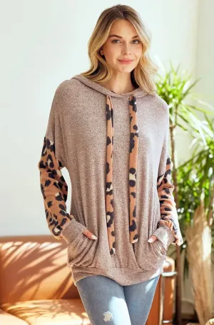 Animal Print Hoodie