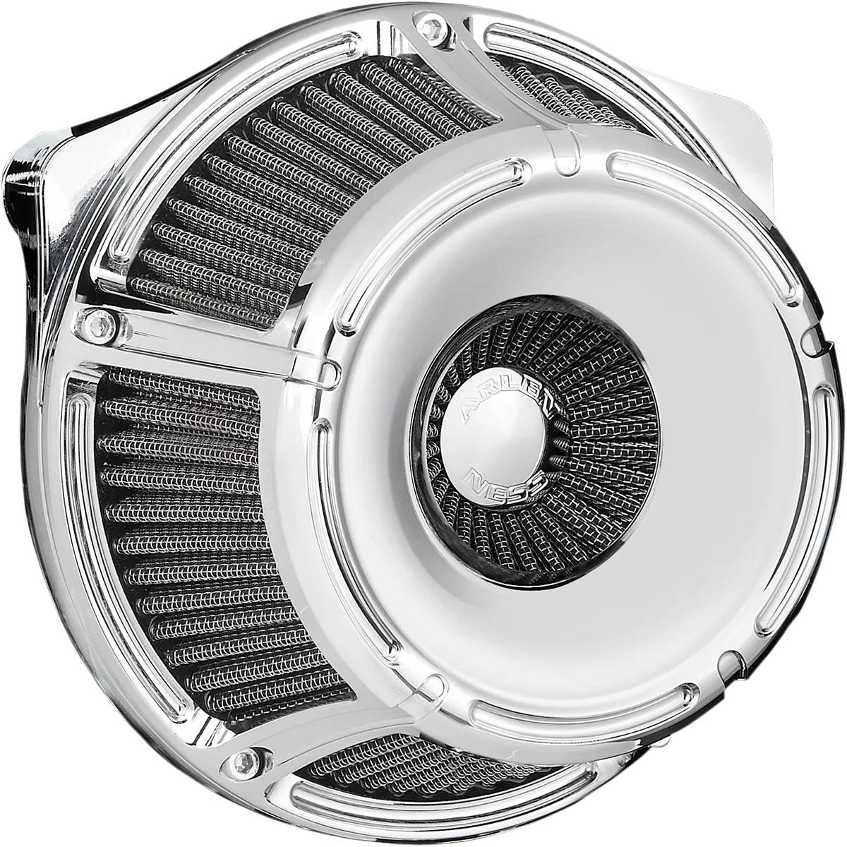 Arlen Ness 18-922 Inverted Series Air Cleaner Kit - Slot Track - Chrome