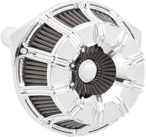 Arlen Ness 18-942 Inverted Series 10-Gauge Air Cleaner Kit - Chrome