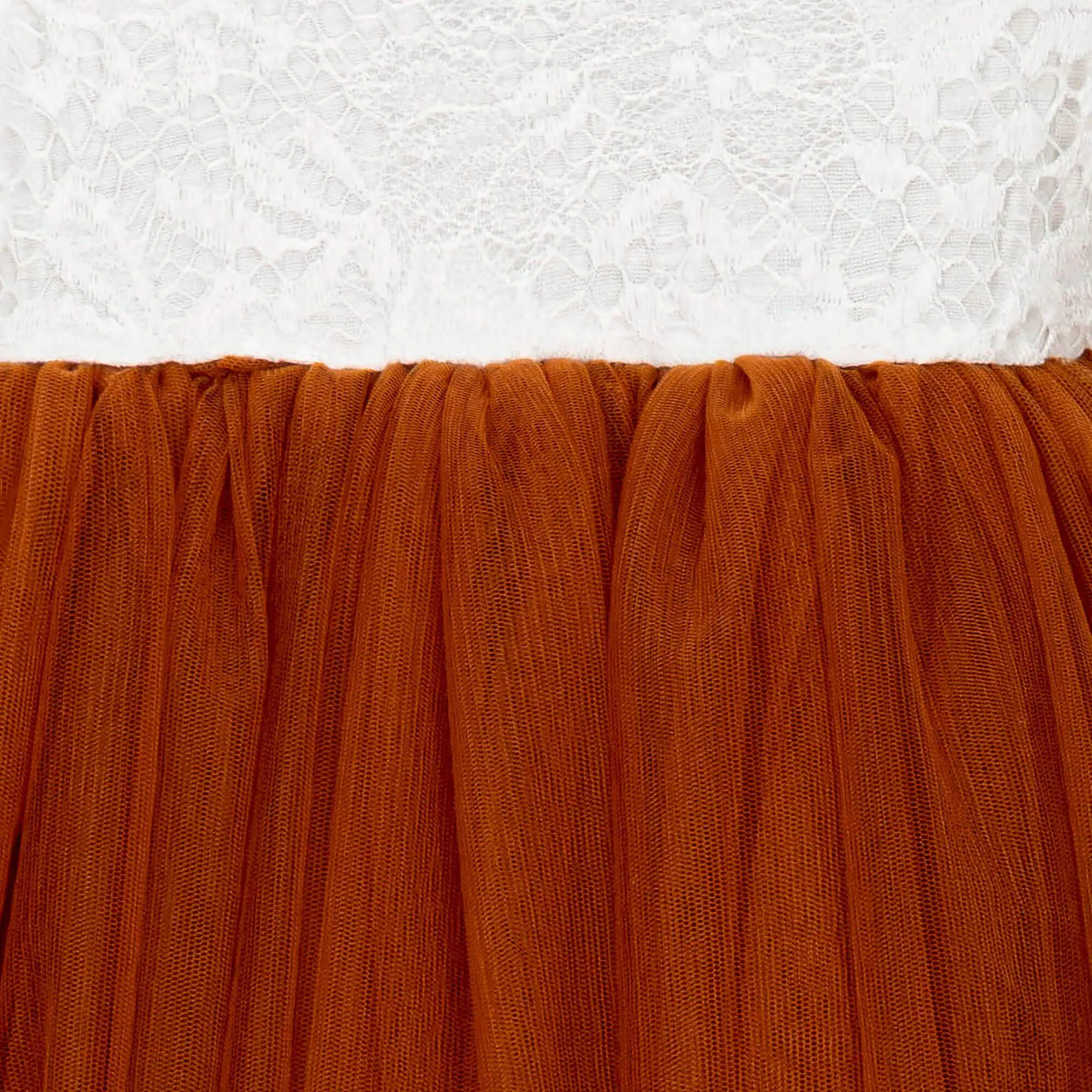 Baby Bohemian Classic Long Sleeve Dress - Burnt Orange