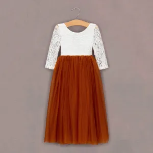 Baby Bohemian Classic Long Sleeve Dress - Burnt Orange