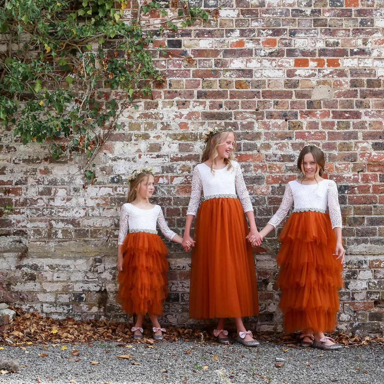 Baby Bohemian Classic Long Sleeve Dress - Burnt Orange