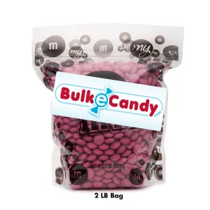 Bulk Dark Pink M&M's 2pounds M&M Colorworks