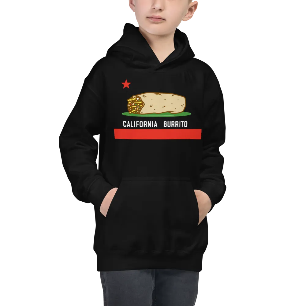 California Burrito Youth Black Hoodie