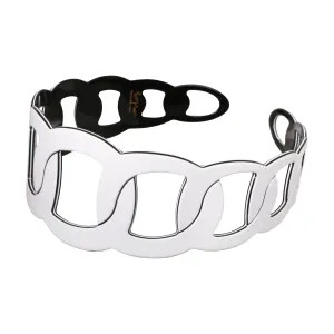 Chain Large White Alice Band