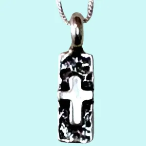 Cross pendant,  Sterling Silver cross necklace