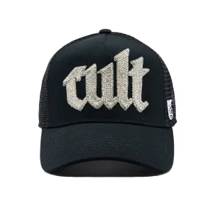 Crystal Cult Script Trucker - Black