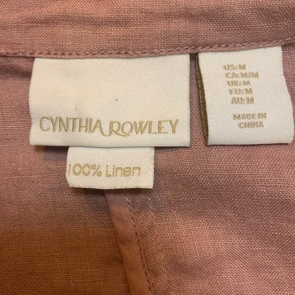 Cynthia Rowley linen jacket, size M