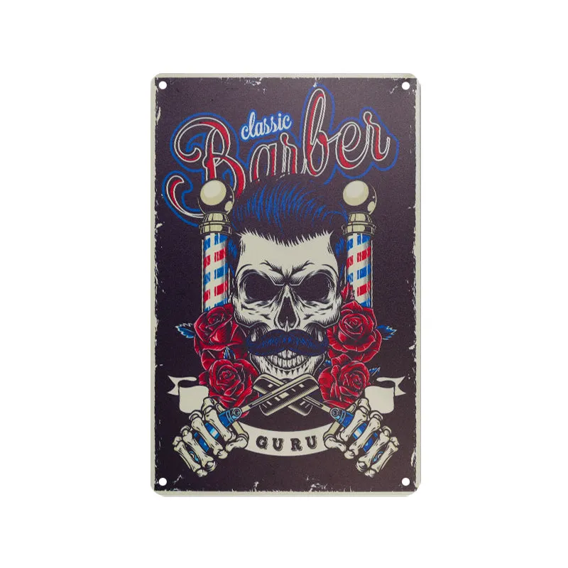 Decorative Plaque for Barber Shop B016 'Classic Barber'
