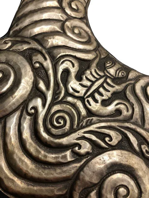 East Asian Hmong Large Metal Collar