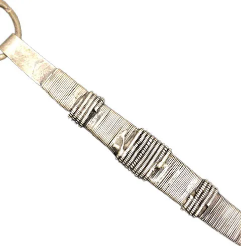 East Asian Hmong Large Metal Collar