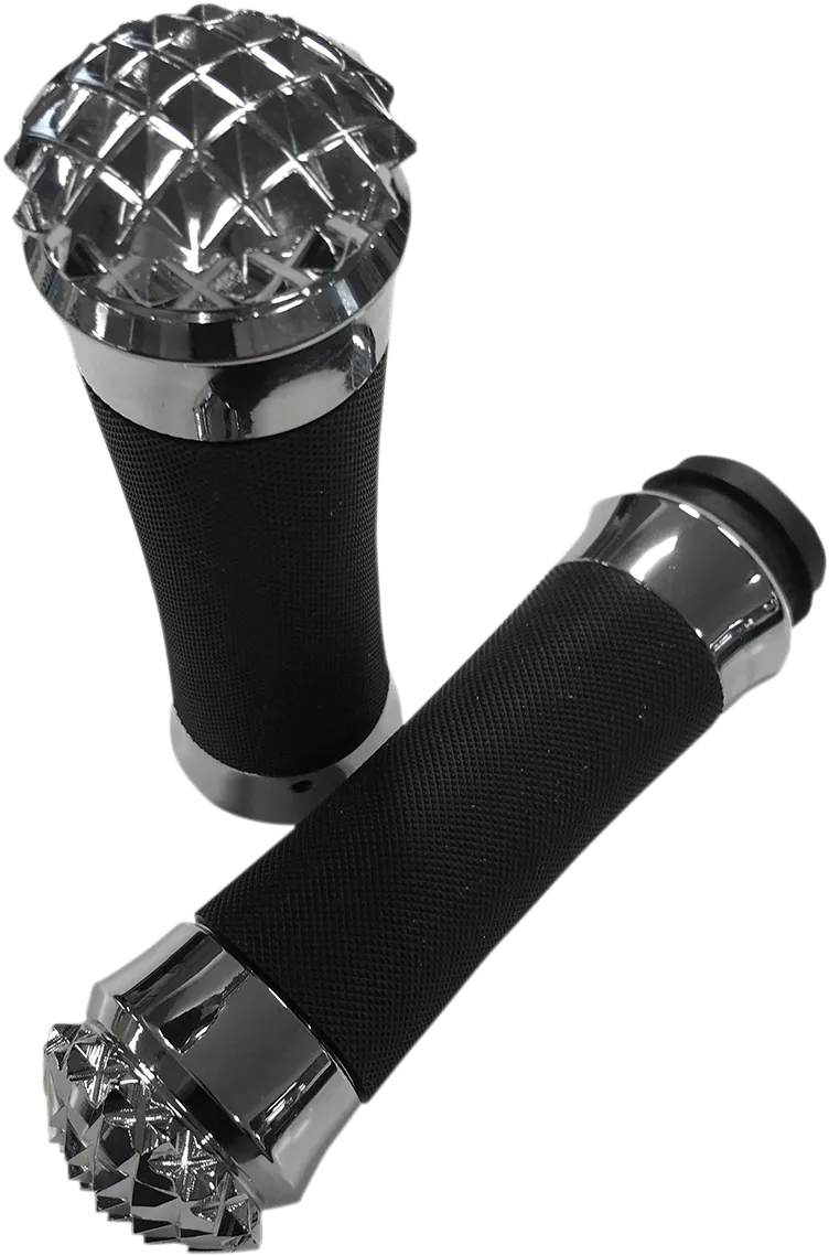 Eddie Trotta Designs TC-793B Two-Piece Comfort Grips - Platium - Black