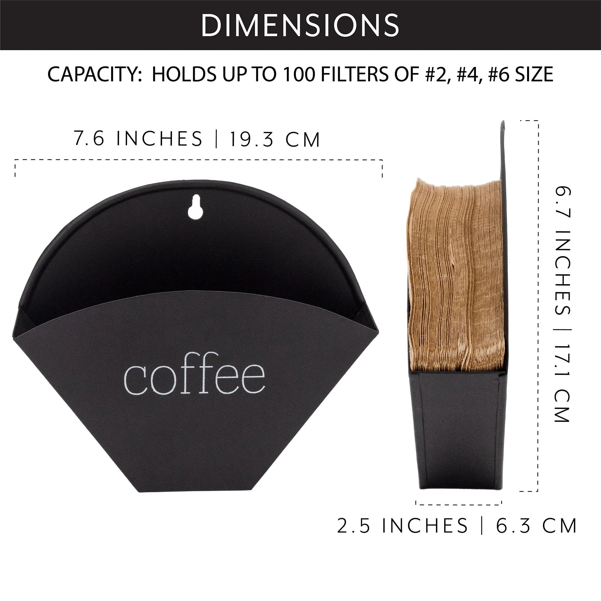 Enamelware Cone Coffee Filter Holder
