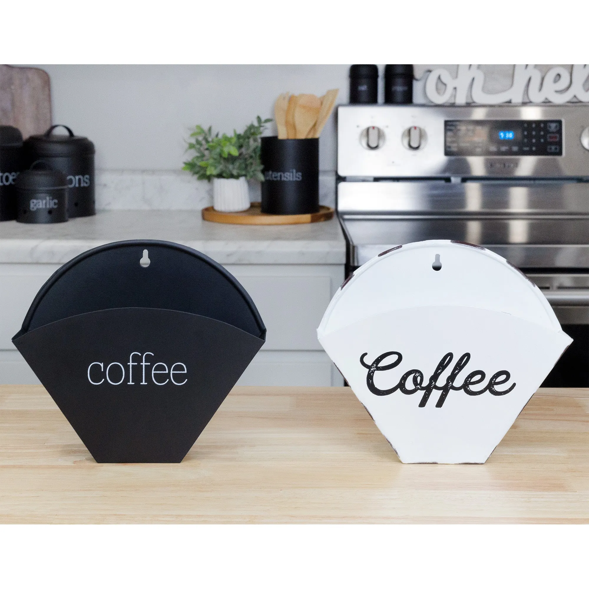Enamelware Cone Coffee Filter Holder