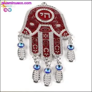 Fatima Hamsa Hand Pendants Turkey Blue Evil Eye Beads Chai