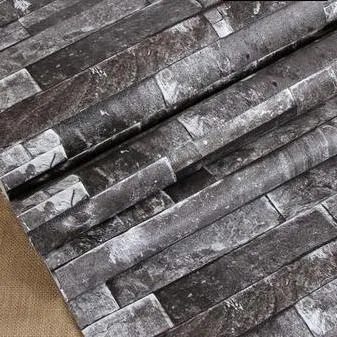 Faux Stone Brick 3D Wallpaper