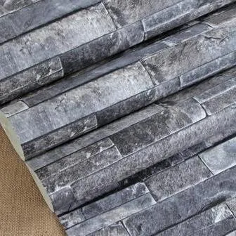 Faux Stone Brick 3D Wallpaper