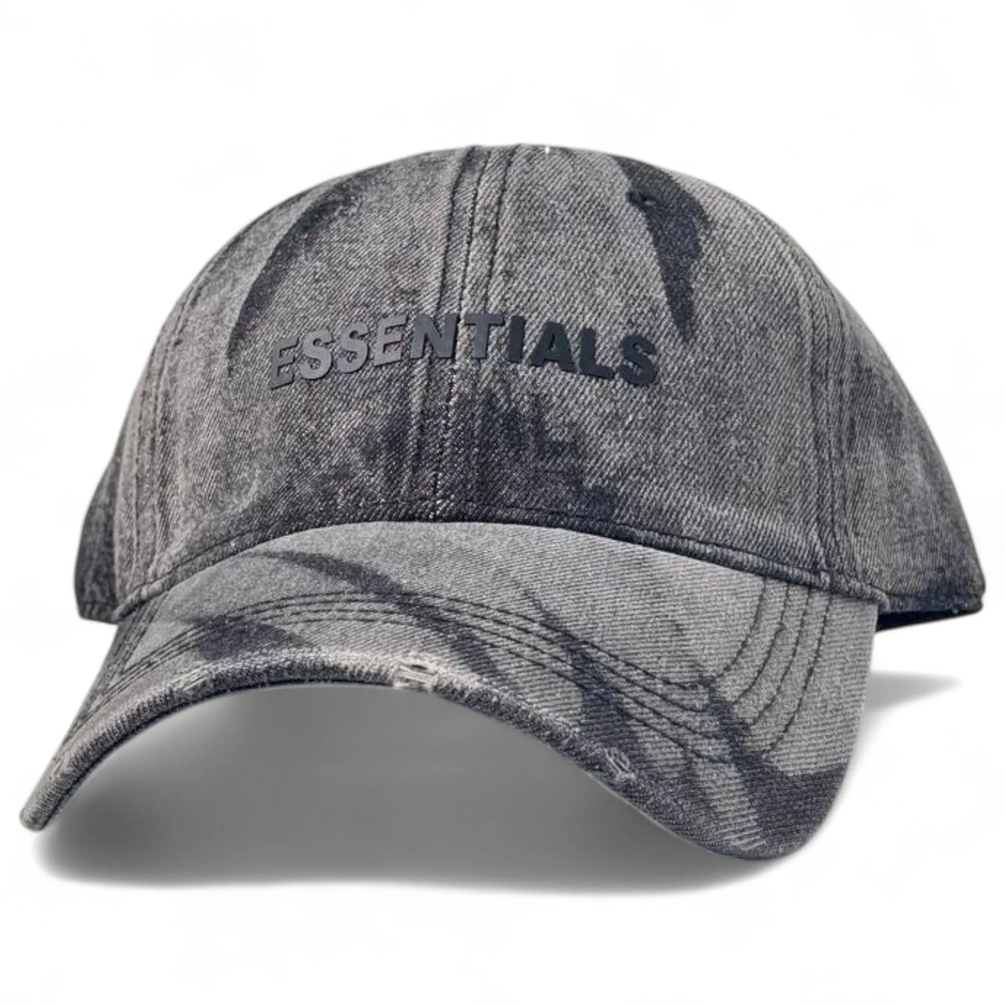 Fear of God Essentials Washed Grey Baseball Cap – Minimalist Streetwear Style