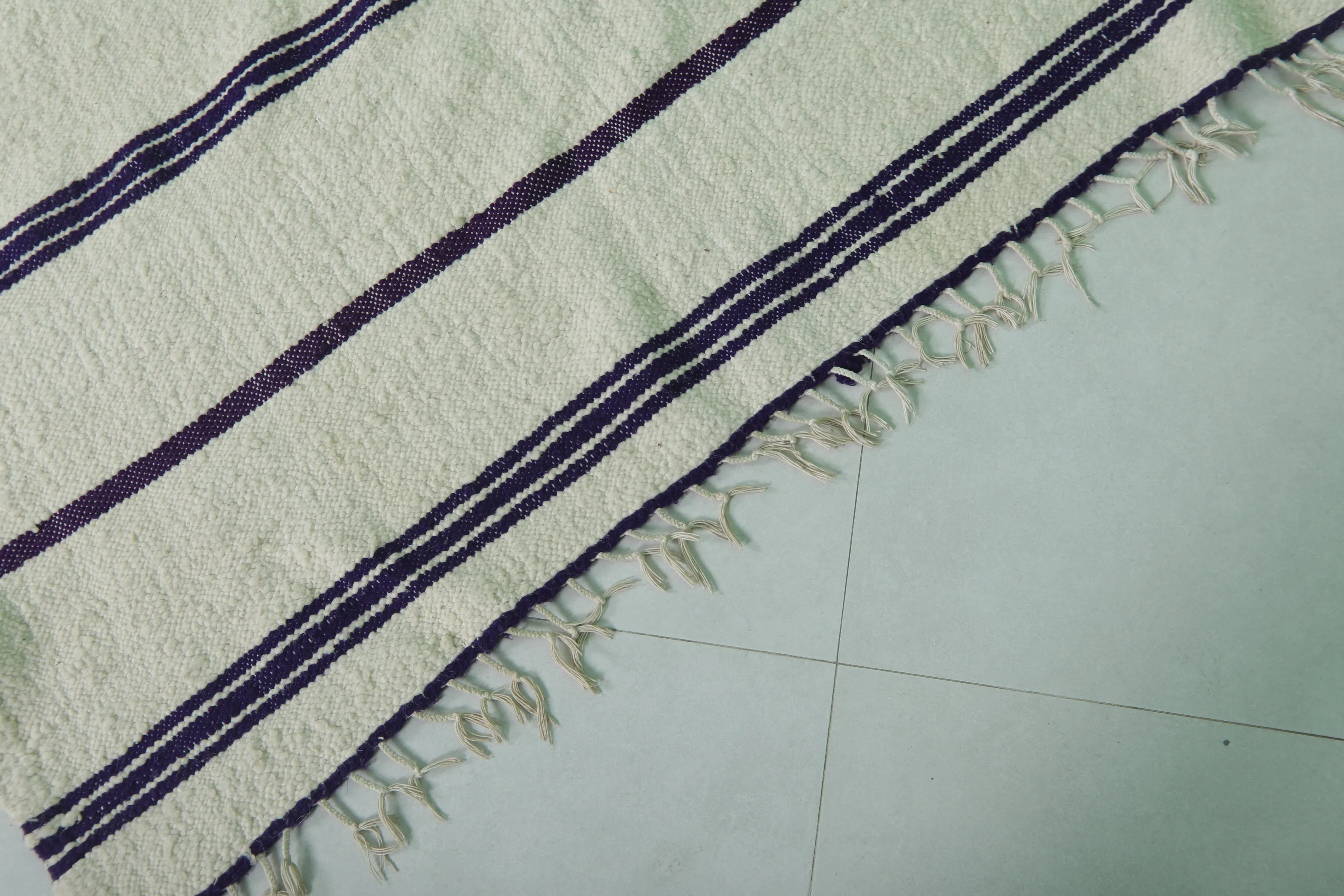 Flat Woven Rug - Handcrafted 4.6 FT X 7.6 FT
