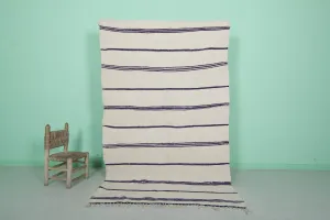 Flat Woven Rug - Handcrafted 4.6 FT X 7.6 FT