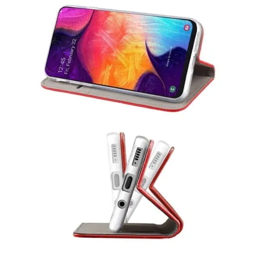 Flip Cover - Magnetyczne Etui Książkowe - Samsung Galaxy S24  - Czerwony