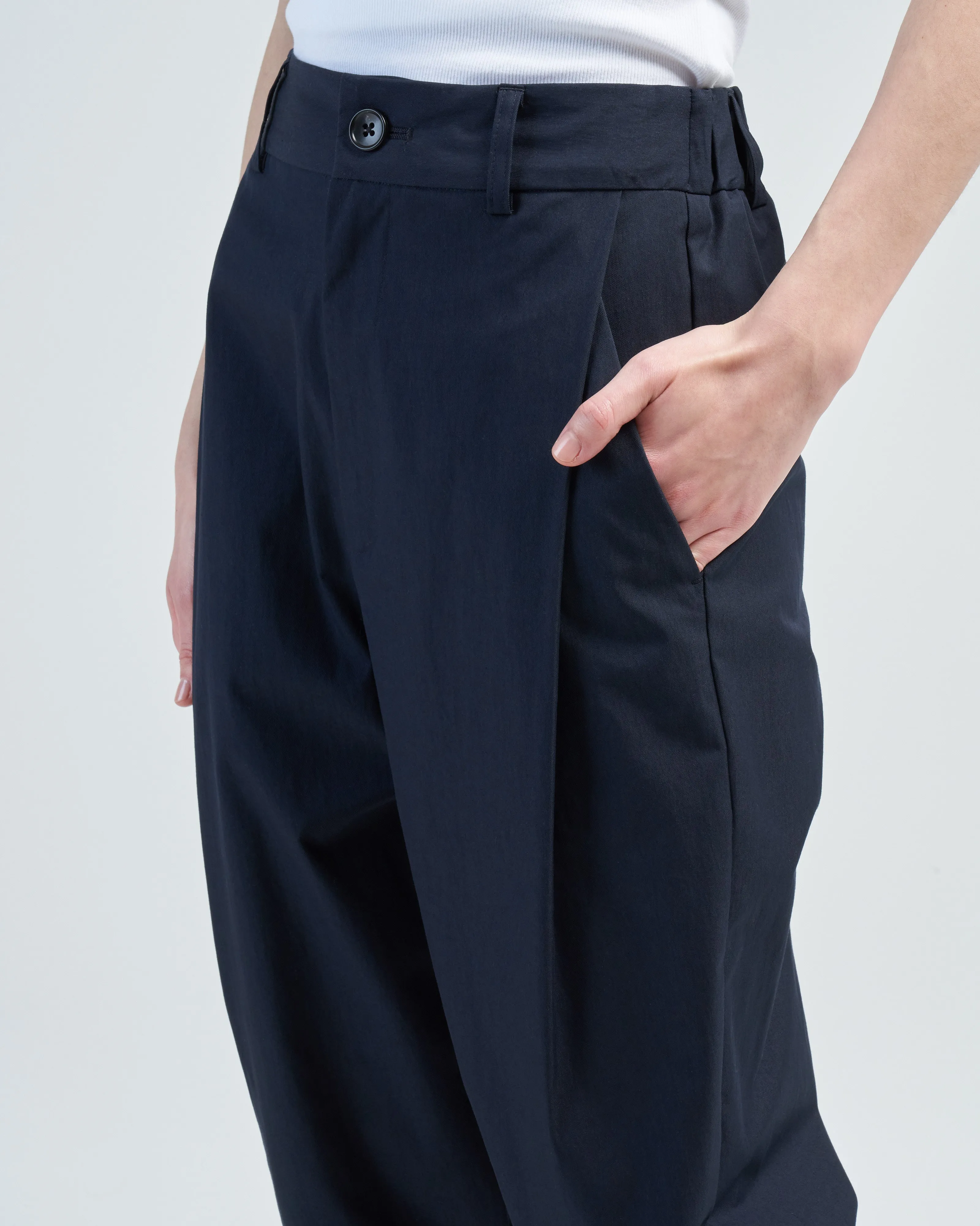 gabardine pants w/ side pocket