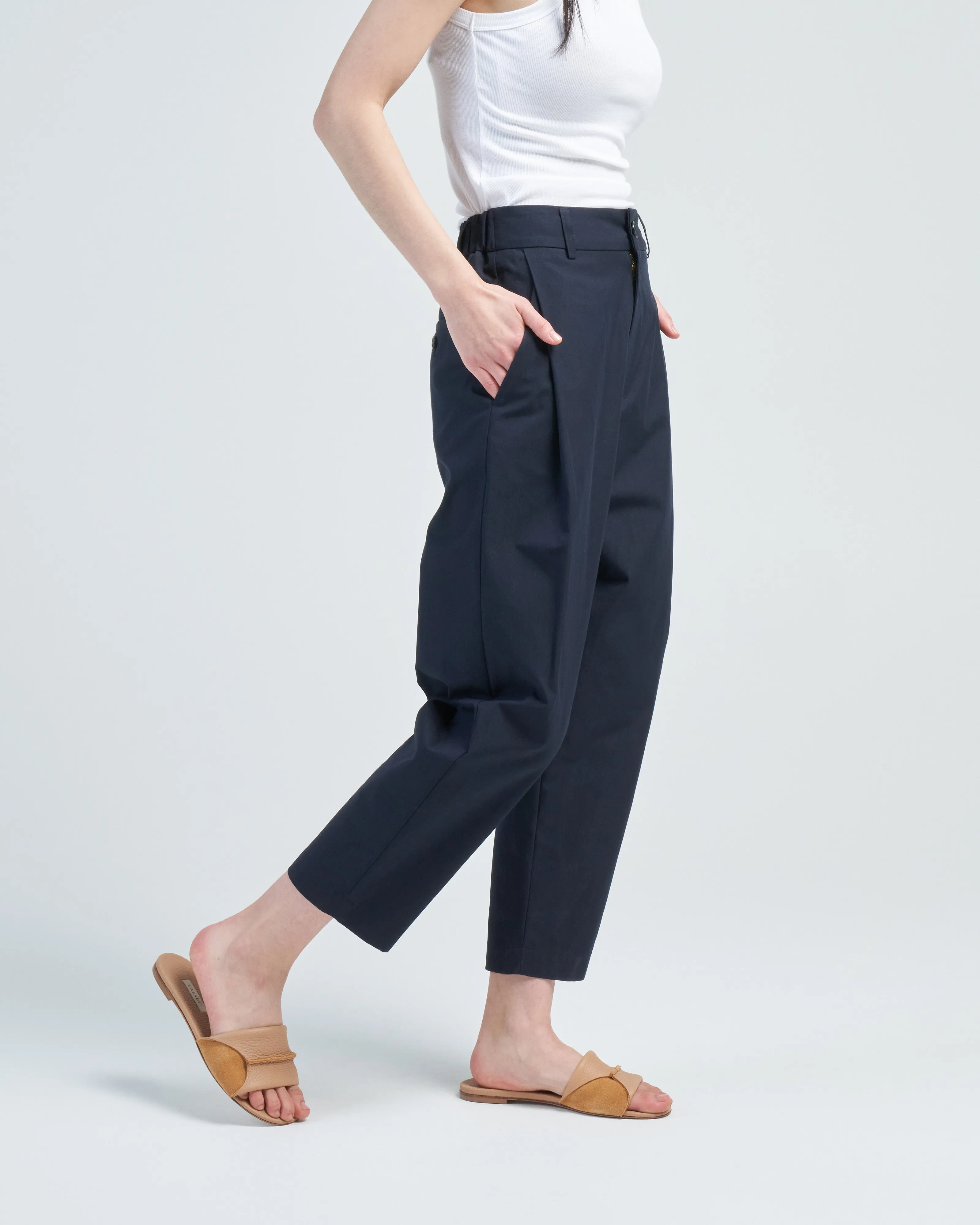 gabardine pants w/ side pocket