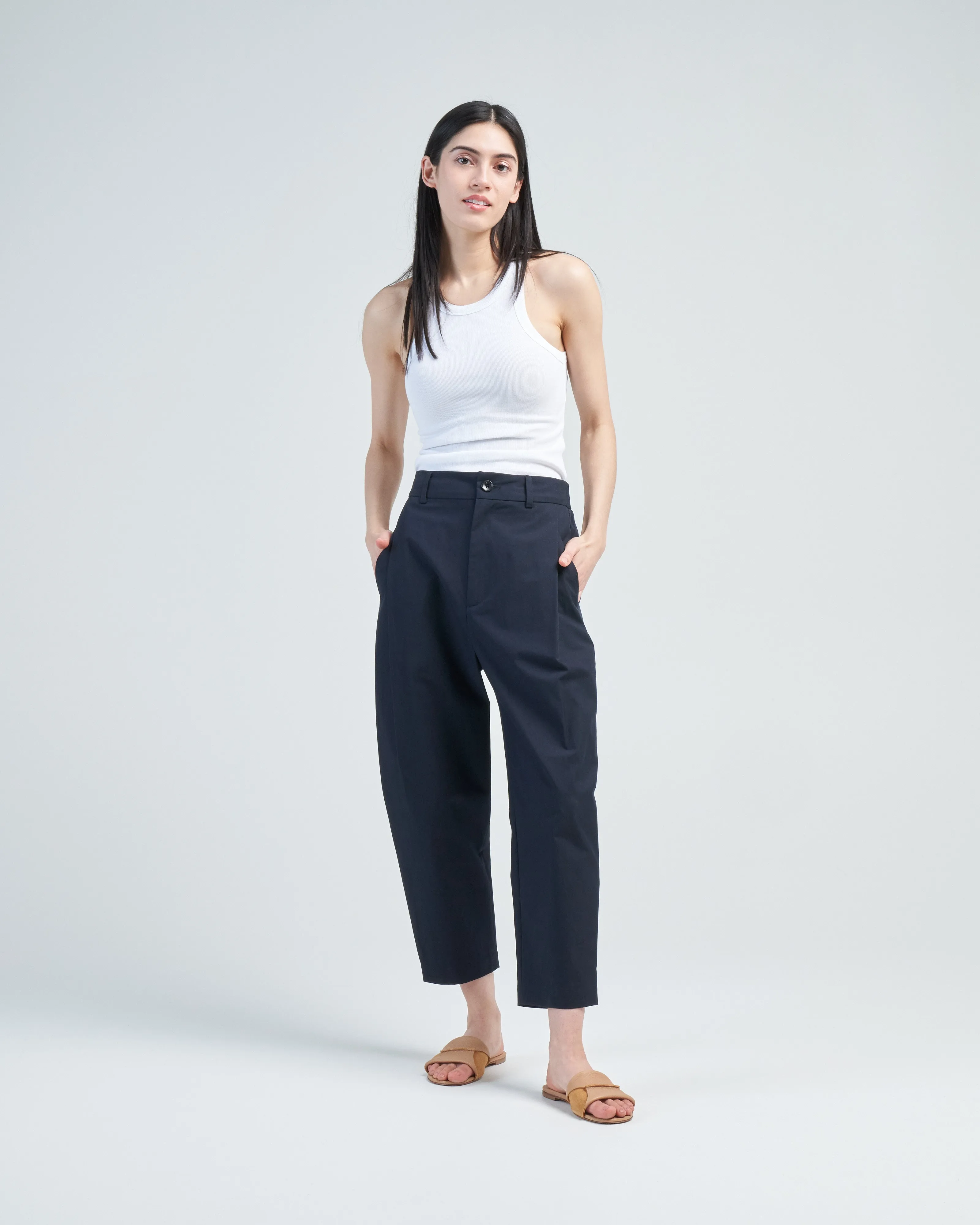 gabardine pants w/ side pocket