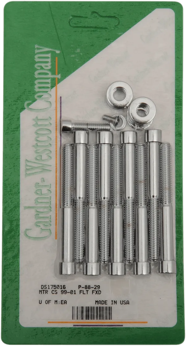 Gardner-Westcott P-88-29 Motor Case Chrome Steel Socket-Head Bolt Kit