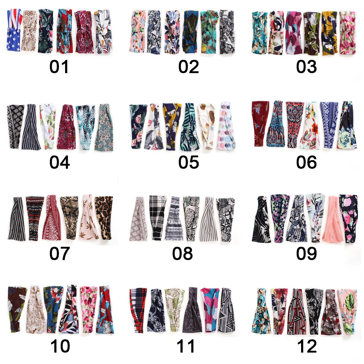 Headbands Bohemian Style Yoga Elastic Headwraps Head Wrap Hair Band