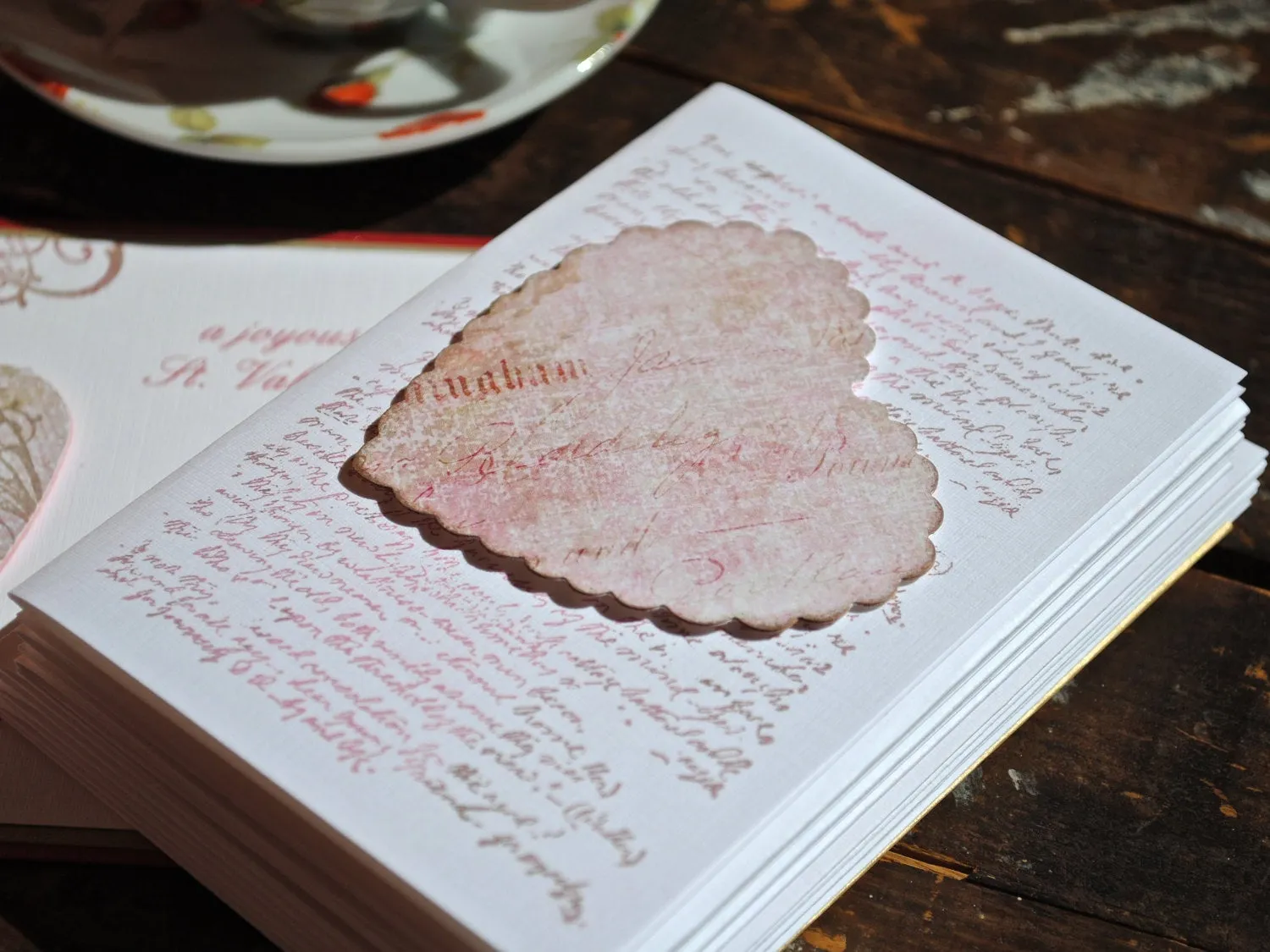 Heart Note Cards, Set of 8