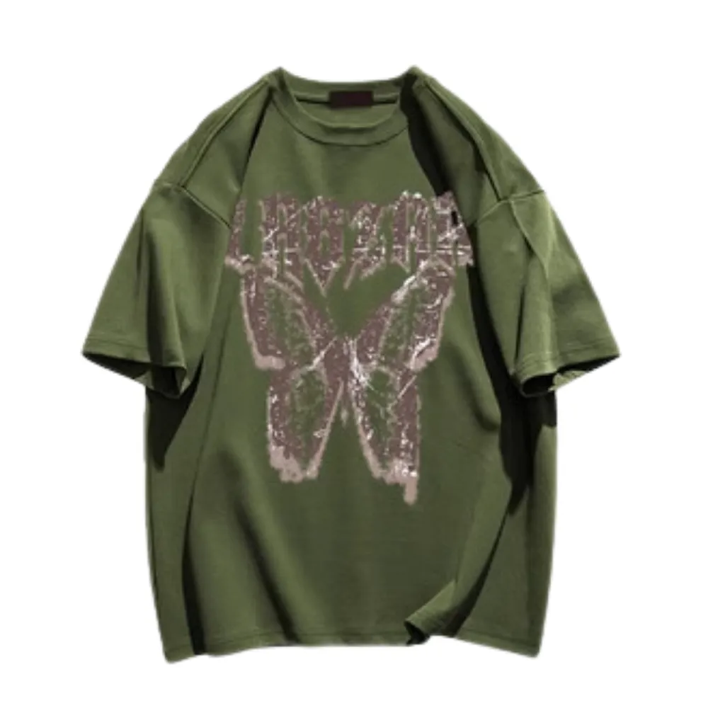 High Street Butterfly Letter T-shirt