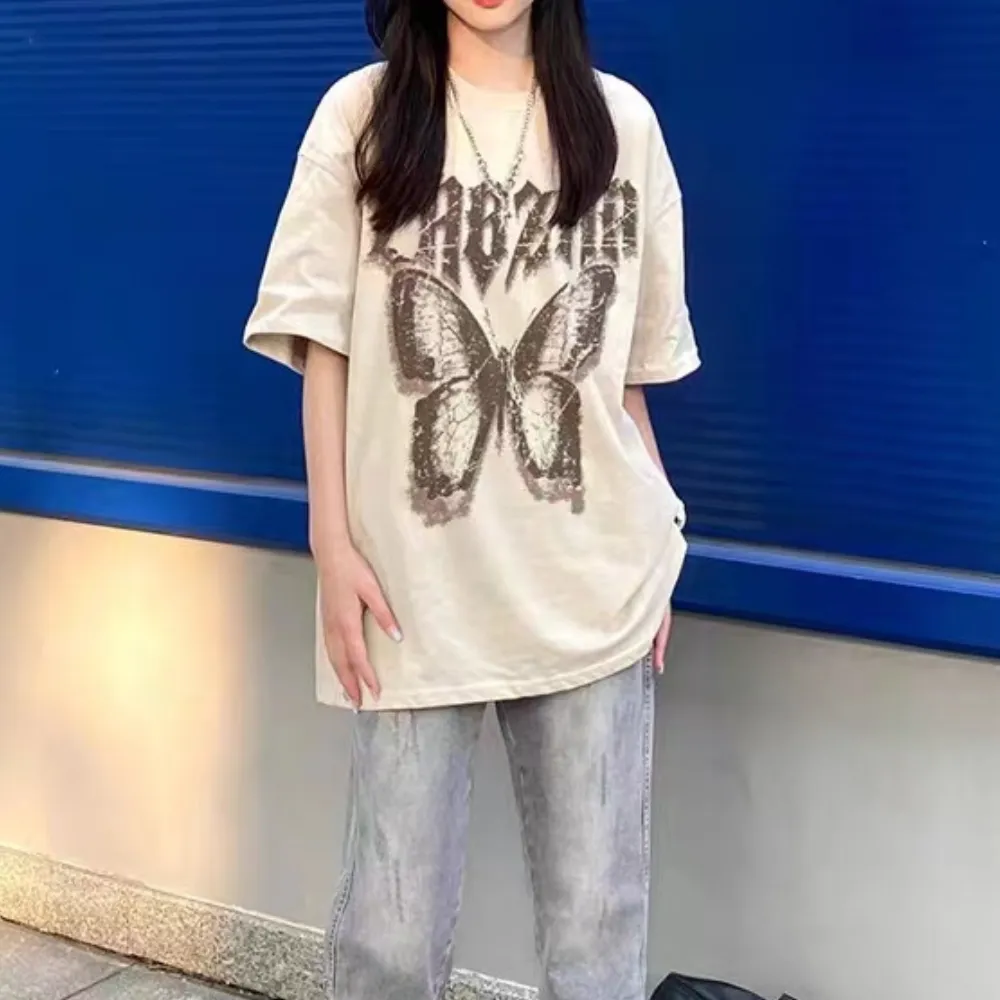 High Street Butterfly Letter T-shirt