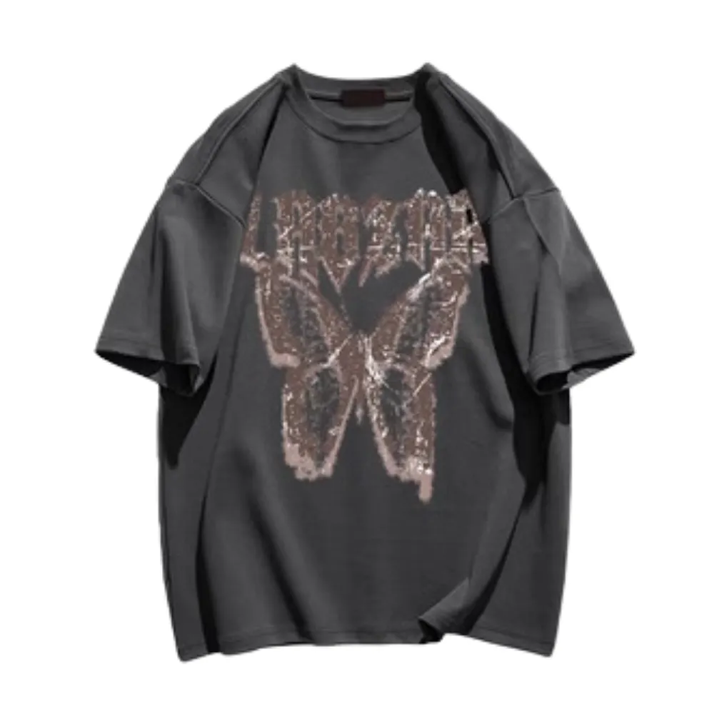 High Street Butterfly Letter T-shirt