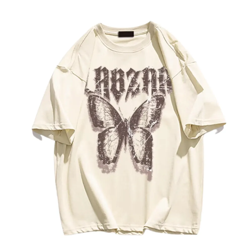 High Street Butterfly Letter T-shirt