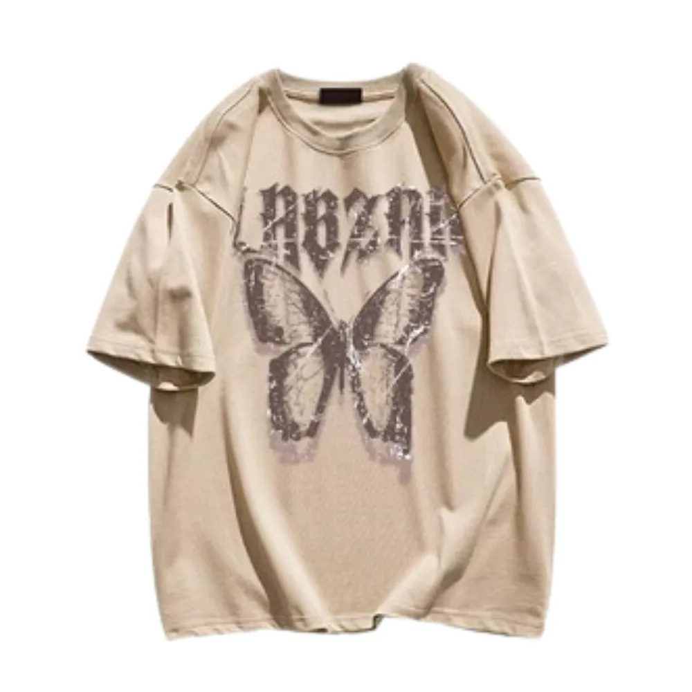 High Street Butterfly Letter T-shirt