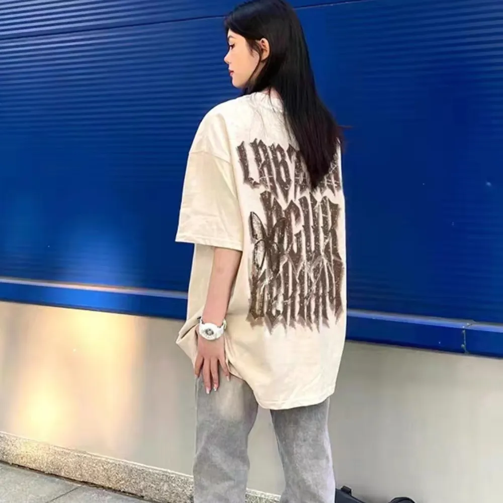 High Street Butterfly Letter T-shirt