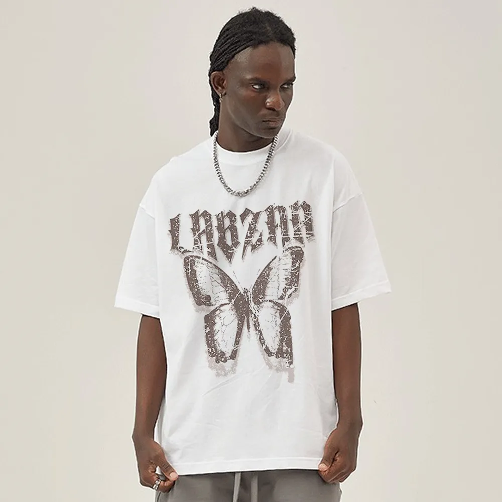 High Street Butterfly Letter T-shirt