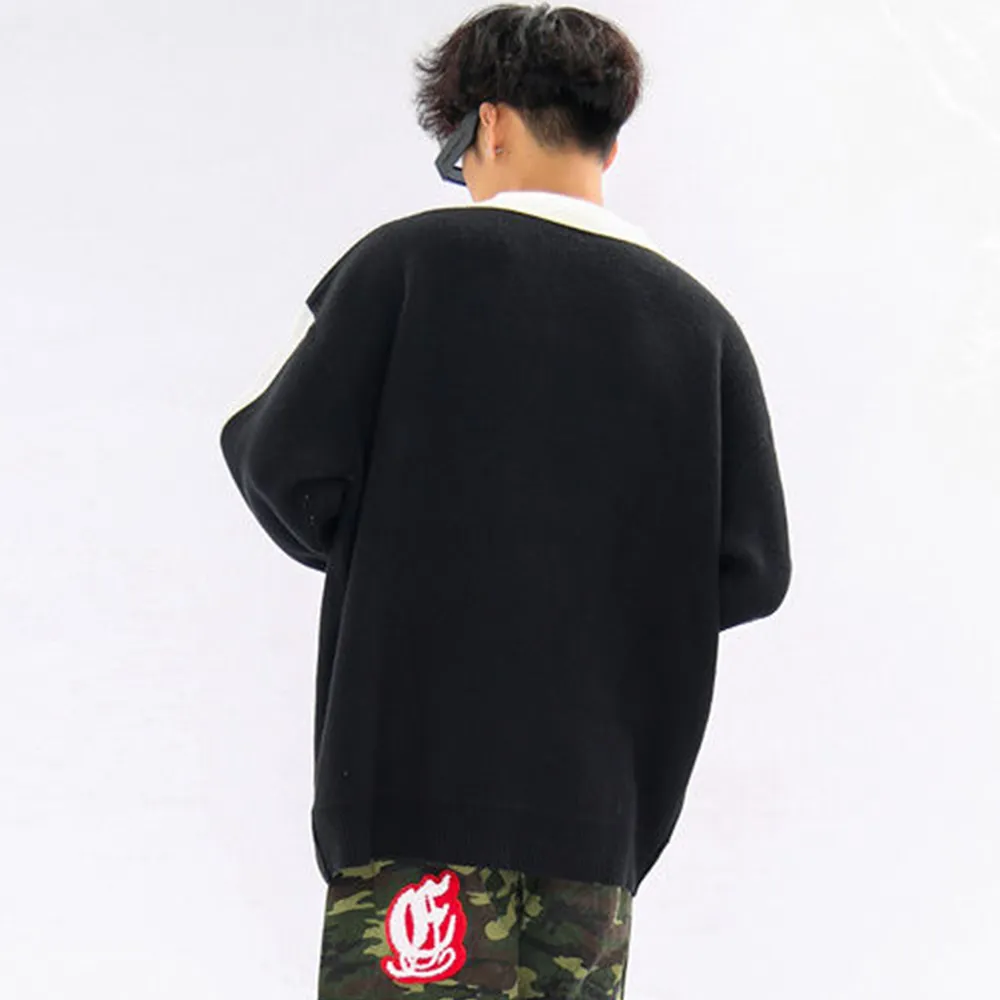 High Street Letter Polo Sweater