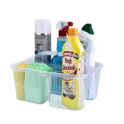 Hobby Life Classy Transparent Organizer Basket with Compartments 071401