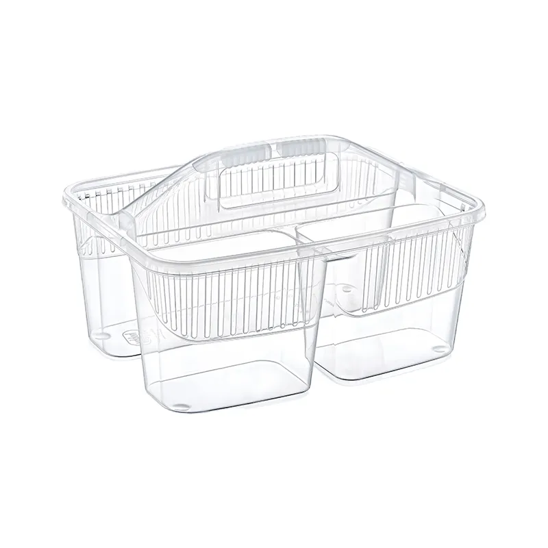 Hobby Life Classy Transparent Organizer Basket with Compartments 071401