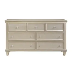Homelegance Celandine 7 Drawer Dresser in Silver 1928-5
