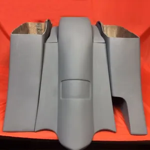 Honda VTX 1800 / 1300 6" Extended Stretched BOLT ON Out &amp; Down Bags   Rear Fender   Rails Right Cut Out