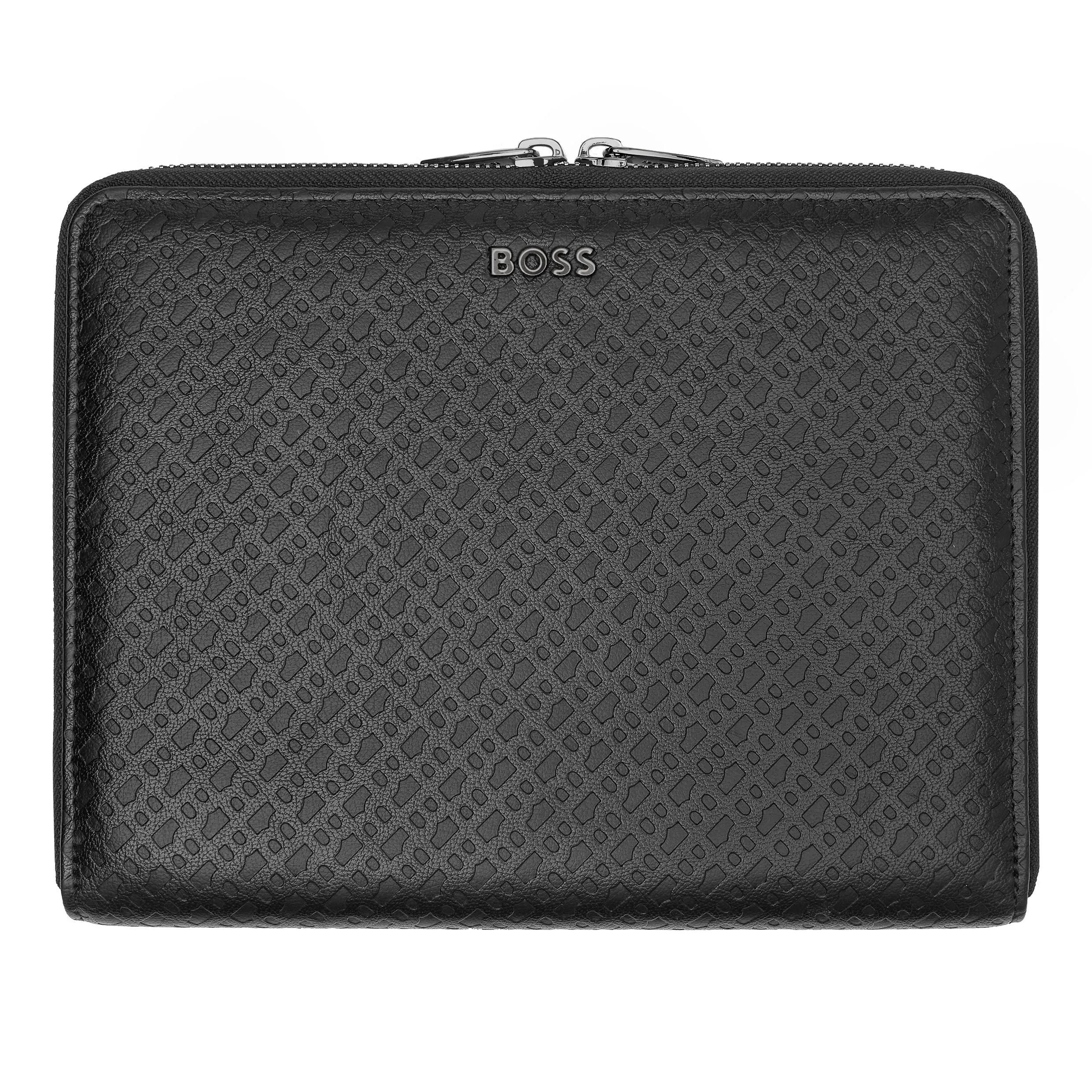 HUGO BOSS HTM411A - Conference folder A5 Monogram Zipped Black