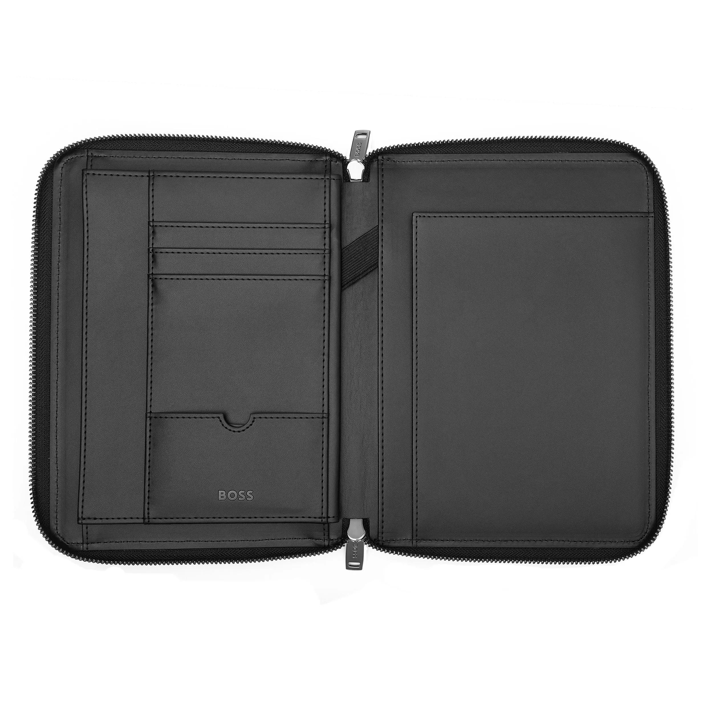 HUGO BOSS HTM411A - Conference folder A5 Monogram Zipped Black